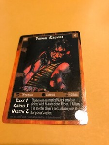 THOMAS KACHINA : RAGE LIMITED CCG card, 1995 White Wolf Werewolf TCG, Character