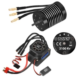 T2M T4900631 Combo Brushless 1-10 Rush 45A Regolatore 3100KV Motore 1 - 3S - Foto 1 di 1