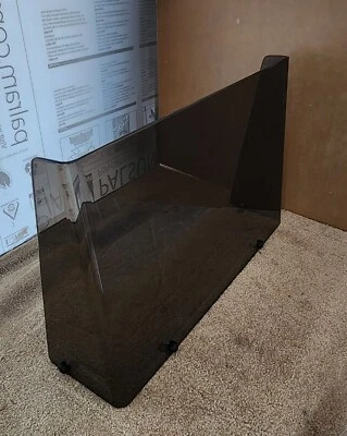 Universal boat windshield 19",  1/4" premium plexiglass, center console - Image 1 of 3