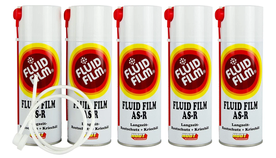 5x400ml+Sonde 60cm Hodt Fluid Film AS R 34,95€/L Nas Spray Langzeitschutz SET - Bild 1 von 1