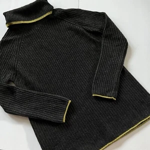 Bartolini Turtle Neck Sweater Black Wool/Cashmere Blend Women’s Size M Italy - Picture 1 of 11