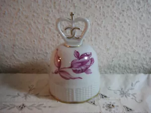 Ludwigsburg Porcelanowy dzwonek / dzwonek stołowy z motywem kwiatowym z kolekcji - Zdjęcie 1 z 4