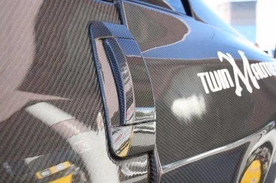 Cubiertas de manija de puerta exterior de fibra de carbono para Nissan 350Z Z33 EVO-R Foto 1 de 4