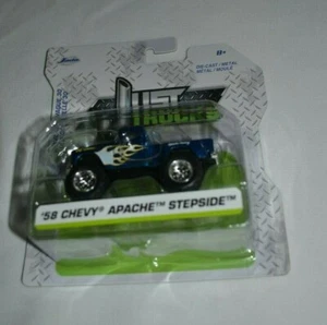 Camiones Jada Just 2021 - 58 Chevy Apache Stepsside Blue Wave 30 - Imagen 1 de 3