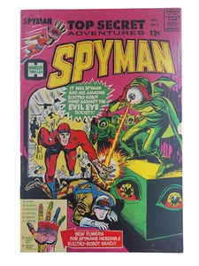 Top Secret Adventures Spyman #2 1966 Harvey Comic 3.5-4.5 Raw Comic - Picture 1 of 24