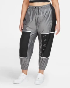 Nike plus Size 1X 2X 3X $110 Sportswear Women's Woven Track Pants - Picture 1 of 14