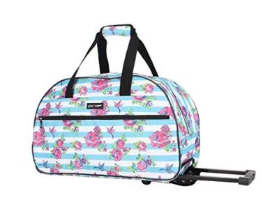 Betsey Johnson Unisex Carry-On Luggage Collection 2 - Roller Duffle Bag - Image 1 of 3