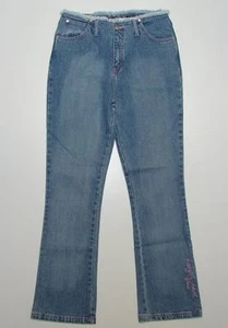 Baby Phat Stretch Blue Denim Jeans Youth Girls 16 Waist 29 NWT $45 - Picture 1 of 5