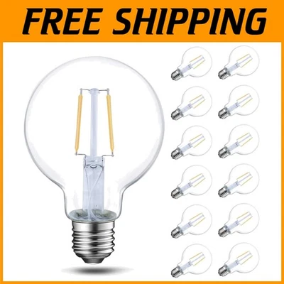 Vintage Globe LED Light Bulb 12-Pack - Image 1 of 4