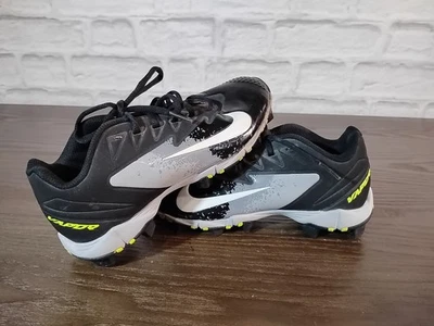 耐克男孩黑色 Vapor FastFlex Keystone 棒球鞋,尺寸 US 2Y 856494-017  — 第 1/4 张图片