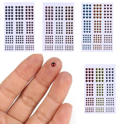 Adesivo occhi esca da pesca colore vibrante per 183 pzslot occhi artificiali pes - Immagine 1 di 4