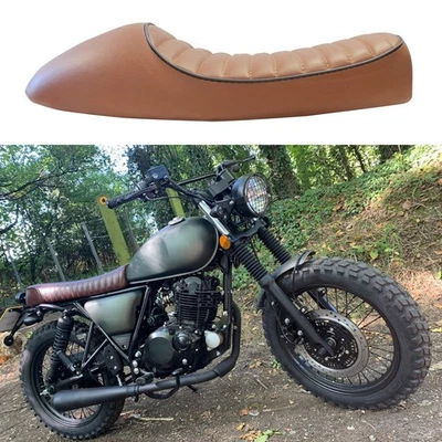 Седло горба сиденье гонщика мотоцикла кафе для Mutt 250cc Yamaha XS XJ Honda CB CL - Изображение 1 из 4