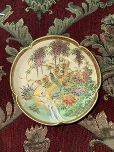 ANTIQUE SATSUMA JAPANESE MEIJI PORCELAIN BOWL-SIGNED - Picture 1 of 10