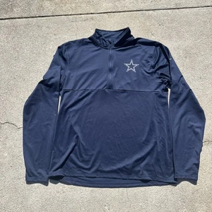 Nike Dallas Cowboys Dri-Fit 1/4-Reißverschluss Activewear Pullover Shirt Herren Größe Large " - Bild 1 von 14