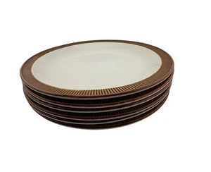 Poole England Dinner Plates x 6 25cm dia Mid Century Modern Tableware - Picture 1 of 4