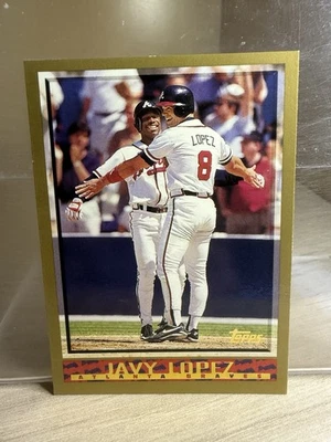 1998 Topps #183 Javy Lopez Atlanta Braves - Image 1 of 2