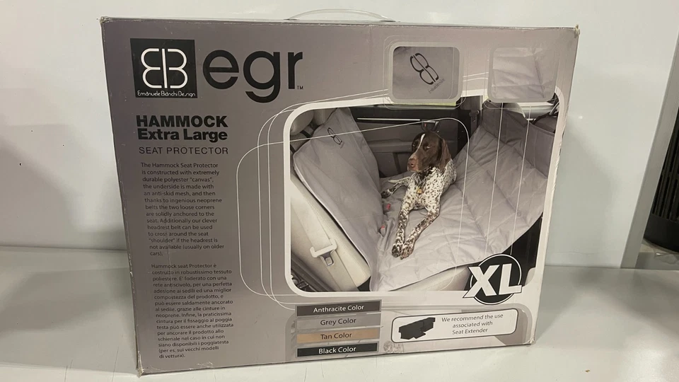 Protector de asiento de coche para perro Pet Ego hamaca gris Foto 1 de 3