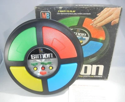 Juego electrónico Milton Bradley Simon Says 1978 vintage con caja probado y funcionando! Foto 1 de 4