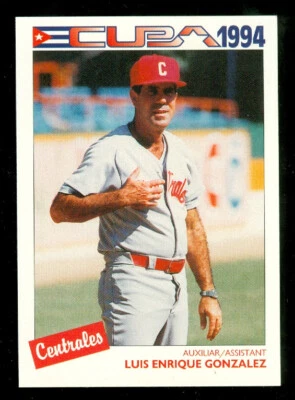 1994 CUBAN LEAGUE # 95 LUIS E GONZALEZ 92 OLYMPIC MINT 5,000 PRINTED Foto 1 de 4