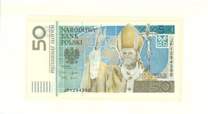 2006 POLAND 50 Zlotych Pope John Paul II GEM MINT NORODOWY BANK POLSKI FOLDER - Picture 1 of 3