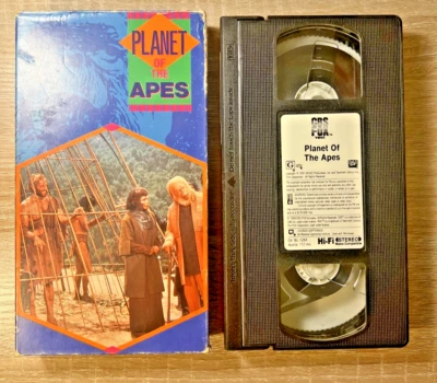 Planet of the Apes VHS Part 1 Charlton Heston Roddy McDowall Kim Hunter Sci-Fi - Image 1 of 4