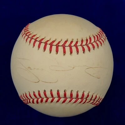 Tony Gwynn Single Signed Feeney ONLB, Early Career Autograph, Light Fading - Image 1 of 2
