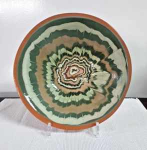 Vintage Retro David Alexander Brackland Pottery Slipware Dish Bowl Signed - Picture 1 of 13