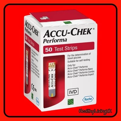 Accu-Chek Performa Teststreifen - für Accu-Chek Performa Messgeräte - 1 x 50 - UVP 35£