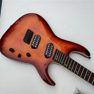 Fan Fretted 6 Strings Electric Guitar,Mahogany Body&Rosewood Fingerboard HG631 - Picture 1 of 18