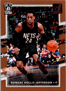2017-18 Donruss Basketball Card Rondae Hollis-Jefferson F Brooklyn Nets sk0850