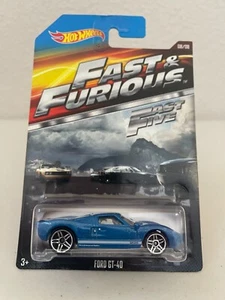 HOT WHEELS 2015 WM EXCLU SET: Fast & Furious No. 8/8 Ford GT-40 (FF#3) - Picture 1 of 5