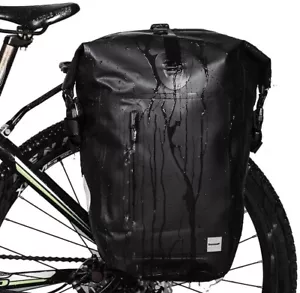 Rhinowalk Bike Pannier Bag Black - Picture 1 of 4