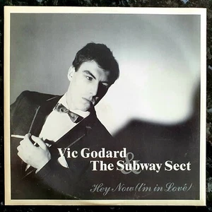 Vic Godard & The Subway Set - Hey Now (I'm In Love) - Ex Con 1982 10" P/S - Picture 1 of 4