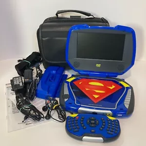 Vintage DC Comics Rare Super Man Superman Portable DVD Player Bundle 2006 Works - Bild 1 von 23