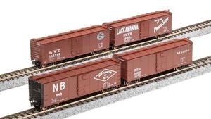 Broadway Limited 7273 N Scale NYC 40' Steel Boxcar 1950's Variety Set D (4) - Picture 1 of 16