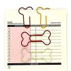 Paper Clips Colorful Cute Dog Bone Shape Paper Clips For Bookmark Files Offic...