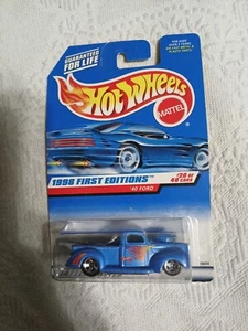 1998 Hot Wheels #654 First Editions '40 Ford Malaysia Base - Bild 1 von 2