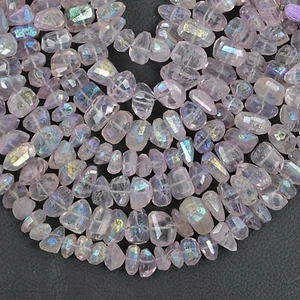 Cuentas de piedras preciosas amatista rosa 8 pulgadas hebra tamaño 12-19 mm bmc-1113 - Imagen 1 de 5