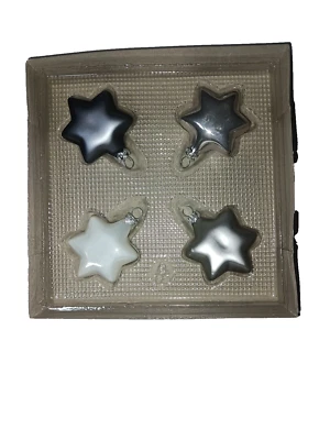 Thüringer Glasdesign Christbaumschmuck »Eiszauber, Weihnachtsdeko, 4tlg, NEU - Bild 1 von 2