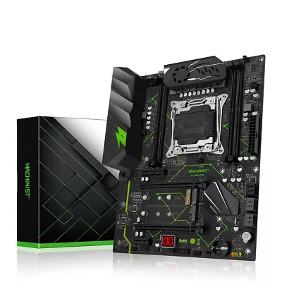 LGA 2011-3 X99 Motherboard Socket DDR4 RAM PS/2 4 Channel Dual NVME M.2 - Image 1 of 4