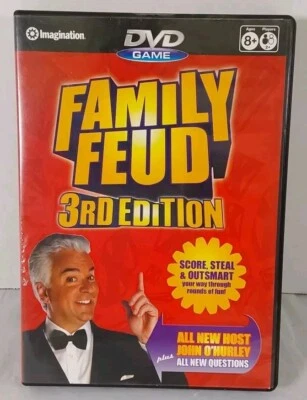 Family Feud Third Edition DVD TV Trivia Game With Instructions And Booklet. - Image 1 of 4