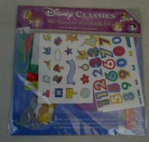 Disney Classics 2006 My Vacation Scrapbook Kit 180 Pieces Paper Stickers NEW
