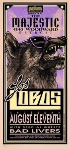 Los Lobos POSTER Bad Livers Concert Art by Mark Arminski Signed - Picture 1 of 1