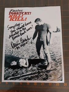 Dennis Busch Auto Signed Photo Faster, Pussycat! Kill! Kill! B&W Inscribed - Picture 1 of 3