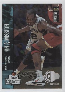 1995-96 Upper Deck Collector's Choice Platinum Player's Club Sean Elliott #389