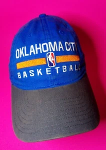OKLAHOMA CITY THUNDER OKC Adidas Hat/Cap Blue Adjustable NBA  - Picture 1 of 7