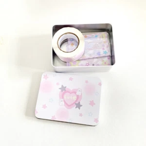 Cartoon Kpop Photocards Desktop Storage Star Storage Box Small Card Stickers - Photo 1/6