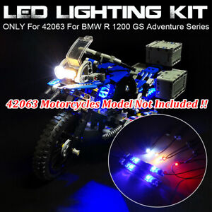 Für LEGO Technic 42063 USB LED Licht Beleuchtung Set Für BMW R 1200 GS Adventure