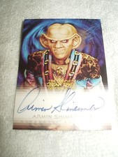 Star Trek Autograph Card Deep Space Nine Armin Shimerman as Quark A4