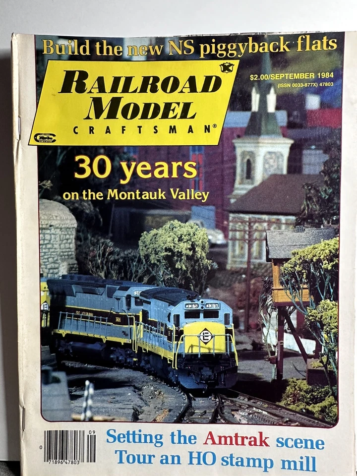 Modelo de ferrocarril Craftsman - Septiembre 1984 - Molino de estampillas HO Foto 1 de 1